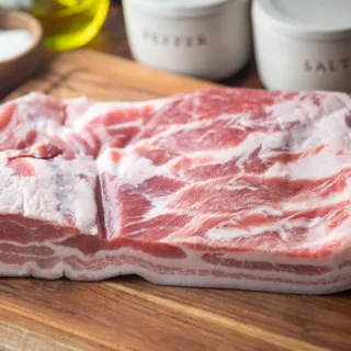 A photo of pork belly